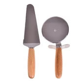Bambum B0594 Maya Pizza dilimleyici Servis Seti - pizza kesme bıçağı - 1