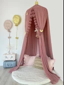 Pamuka Tül Cibinlik Deluxe  Dusty Rose - 4