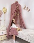 Pamuka Tül Cibinlik Deluxe  Dusty Rose - 2