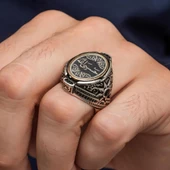 Hasbiyallah Hat Yazılı 925 Gümüş Yüzük thumbnail 9