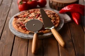 Bambum B0594 Maya Pizza dilimleyici Servis Seti - pizza kesme bıçağı - 2