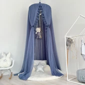 Pamuka Tül Cibinlik Deluxe Glaucous Blue - 1