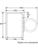 Profilo CMN12190TR 9 kg 1200 Devir Çamaşır Makinesi - 4