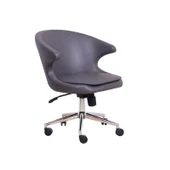 Koket Gri Deri Çalışma Koltuğu - 2