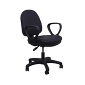 Worky Siyah Deri Ofis Çalışma Koltuğu thumbnail 1