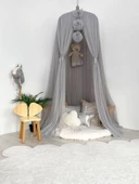 Pamuka Tül Cibinlik Deluxe Grey - 1
