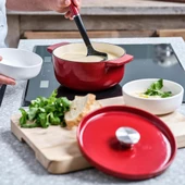 KitchenAid CC006060-001 5.2 Litre 26 cm. Döküm Demir Tencere - Kırmızı - 5