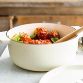 KitchenAid CC006059-001 5.2 Litre 26 cm. Döküm Demir Tencere - Krem - 7