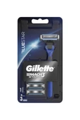 Gillette Mach 3 Start Bluestar Tıraş Makinesi + 3 Yedek Bıçak - 1