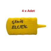 Hubat Mibzer Atım ve Ayar Kolu Plastik Geniş Elcek-4 Adet - 1