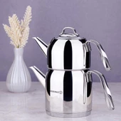 KORKMAZ A191 STEAMA ÇAYDANLIK TAKIMI thumbnail 2