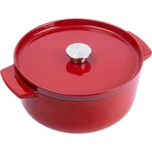 KitchenAid CC006060-001 5.2 Litre 26 cm. Döküm Demir Tencere - Kırmızı - 1