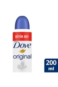 Dove Kadın Sprey Deodorant Original 1/4 Nemlendirici Krem Etkili Büyük Boy 200ml X1 Adet - 1
