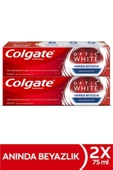 Colgate Optic White Anında Beyazlık Anında Beyazlatma Etkisi Beyazlatıcı Diş Macunu 2 X 75 ml - 1