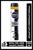 NIVEA Men Black&white Invisible Original Erkek Sprey Deodorant 200 ml - 1