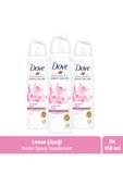 Dove Kadın Sprey Deodorant Işıldayan Bakım Lotus Çiçeği Kokusu 150 ml X3 Adet - 1