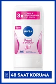 NIVEA Kadın Stick Deodorant Pearl&Beauty 50ml, Ter Kokusuna Karşı 48 Saat Koruma,Pürüzsüz Koltuk Altı - 1