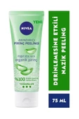 NIVEA Arındırıcı Organik Pirinç Peeling 75ml, Aloe Vera, Yağlı ve Karma Cilt Tipleri, Gözenek Temizleyici - 1