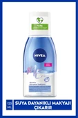 NIVEA Çift Fazlı Göz Makyaj Temizleyici 125ml, Etkili Makyaj Temizleyici, Hassas Kirpik Bakımı - 1