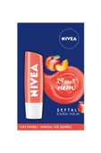 NIVEA Kadın Lip Dudak Bakım Kremi Şeftali 4,8 gr - 1