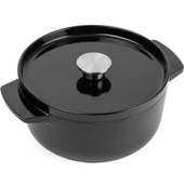 KitchenAid CC006058-001 3.3 Litre 22 cm. Döküm Demir Tencere - Siyah - 1