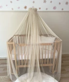 Pamuka Bebek Beşik Cibinlik Beige - 6
