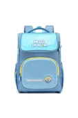 Hello Dragon Okul Çantası Omurga Koruyucu Açık Mavi - 1