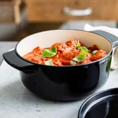 KitchenAid CC006058-001 3.3 Litre 22 cm. Döküm Demir Tencere - Siyah - 4