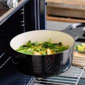 KitchenAid CC006058-001 3.3 Litre 22 cm. Döküm Demir Tencere - Siyah - 5