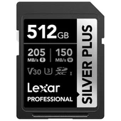 Lexar 512GB Silver Plus SD UhsI V30 U3 205MB/S Hafıza Kartı - 1