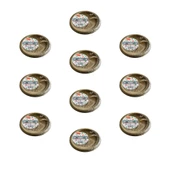 Kullan At Altın Renkli Parti Davet Plastik Tabak - 22 Cm. - 25 Adetlik 10 Paket thumbnail 1