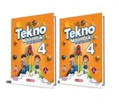 KIRMIZI BEYAZ YAYINLARI 4.SINIF TEKNO MATEMATİK (1. ve 2. Kitap) - 1