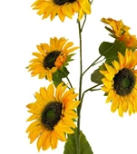 Nettenevime Yapay Çiçek Ayçiçeği Sarı Sunflower Dekoratif Çiçek 105cm Dev Ay Çiçeği 5 Kafalı thumbnail 6