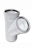 Lavabo Gider Çoğaltıcı Pis Su Boru Y Çatal Tek Çatal 50x50/45 - 1