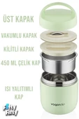 Vagonlife Çelik Yemek Termosu Isı Yalıtımlı Kaseli 1.2LT Sızdırmaz Vakumlu Kap Taşıma Kulplu -FF10104 - 3