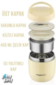 Vagonlife Çelik Yemek Termosu Isı Yalıtımlı Kaseli 1.2LT Sızdırmaz Vakumlu Kap Taşıma Kulplu -FF10104 - 7