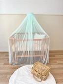 Pamuka Bebek Beşik Cibinlik Baby Green - 7