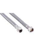 Turkuaz 3/8 Erkek - 3/8 Dişi Çelik Flex Bağlantı Hortum 50 Cm - 1