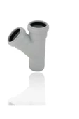 Y Çatal Tek Çatal Pvc Pis Su Boru 50x50 - 1