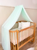 Pamuka Bebek Beşik Cibinlik Baby Green - 6