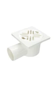 Mesa Teknik 10x10 Yandan 50mm Çıkış Koku Önl. Plastik Yer Süzgeci - 1