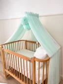 Pamuka Bebek Beşik Cibinlik Baby Green - 5