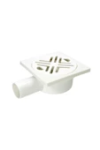 Mesa Teknik 10x10 Yandan 32mm Çıkış Koku Önl. Plastik Yer Süzgeci - 1