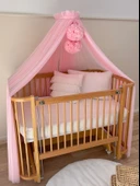 Pamuka Bebek Beşik Cibinlik Pink - 5