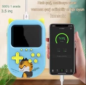 QASUL  Kedi Kulak Retro El Atarisi 500 Oyunlu Nostalji Oyun Konsolu Taşınabilir  Gameboy & Gamebox Oyun Konsolu - 6