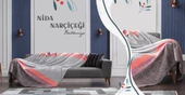 DOQU NİDA BATTANİYE TEK KİŞİLİK NAR ÇİÇEĞİ - 7
