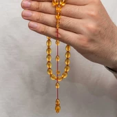 Sıkma Kehribar Tesbih - 2