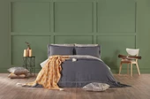 DOQU PARMA YATAK ÖRTÜSÜ ÇİFT KİŞİLİK GRİ - 1
