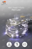 Dekoratif 2 Metre Yapay Yapraklı Tel Şeritli Sarmaşık + 3 Metre Peri Led - 9