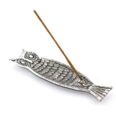 Metal Kayık Baykuş Tasarımı Tütsülük - 1